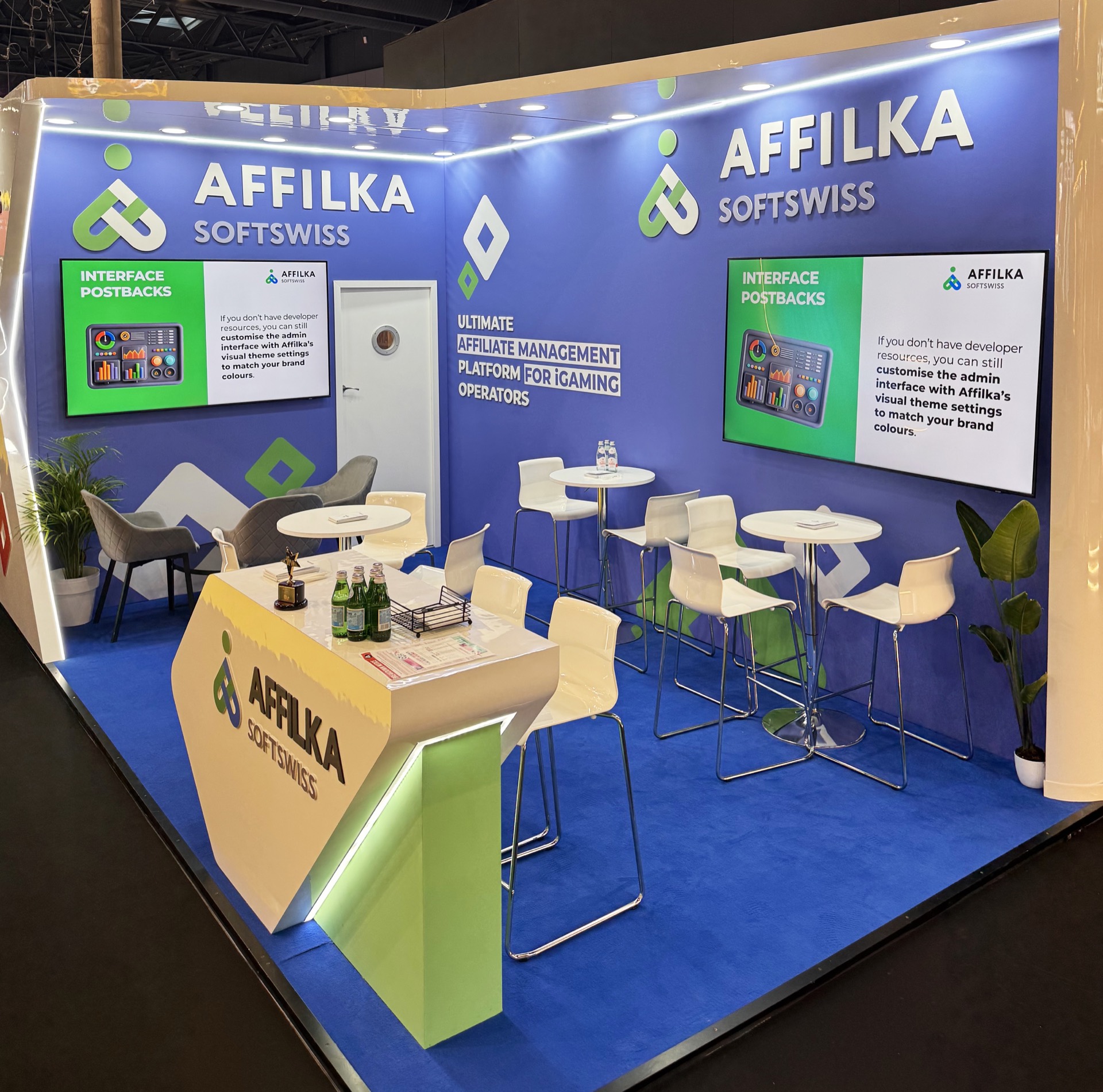 Affilka by SOFTSWISS ICE Barcelona 2025 exhibition stand