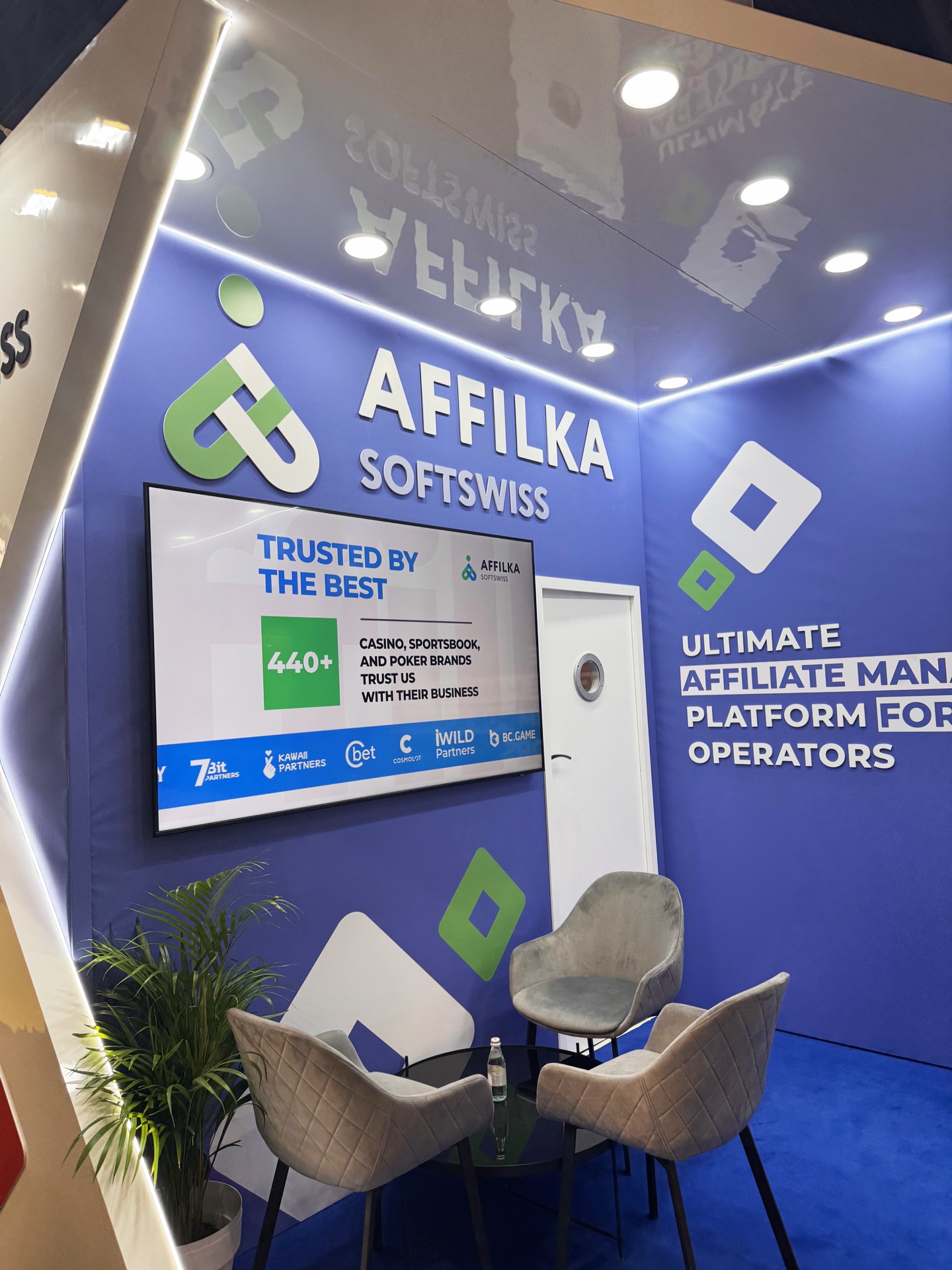 Affilka by SOFTSWISS ICE Barcelona 2025 exhibition stand