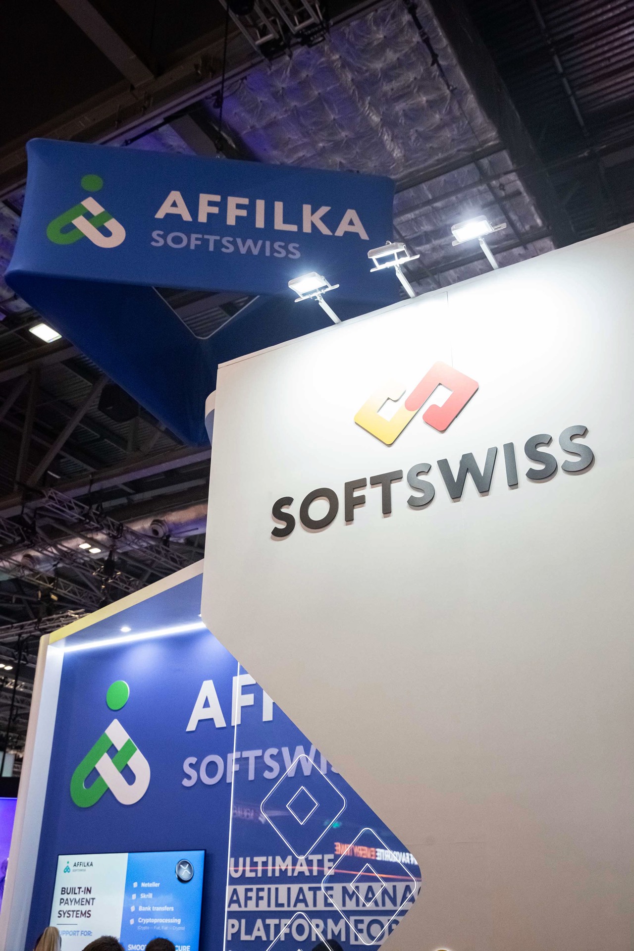 Affilka by SOFTSWISS iGB London 2025 exhibition stand
