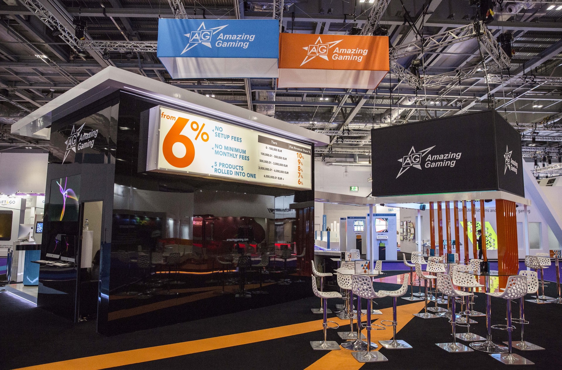 Amazing Gaming ICE London 2018 exhibition stand