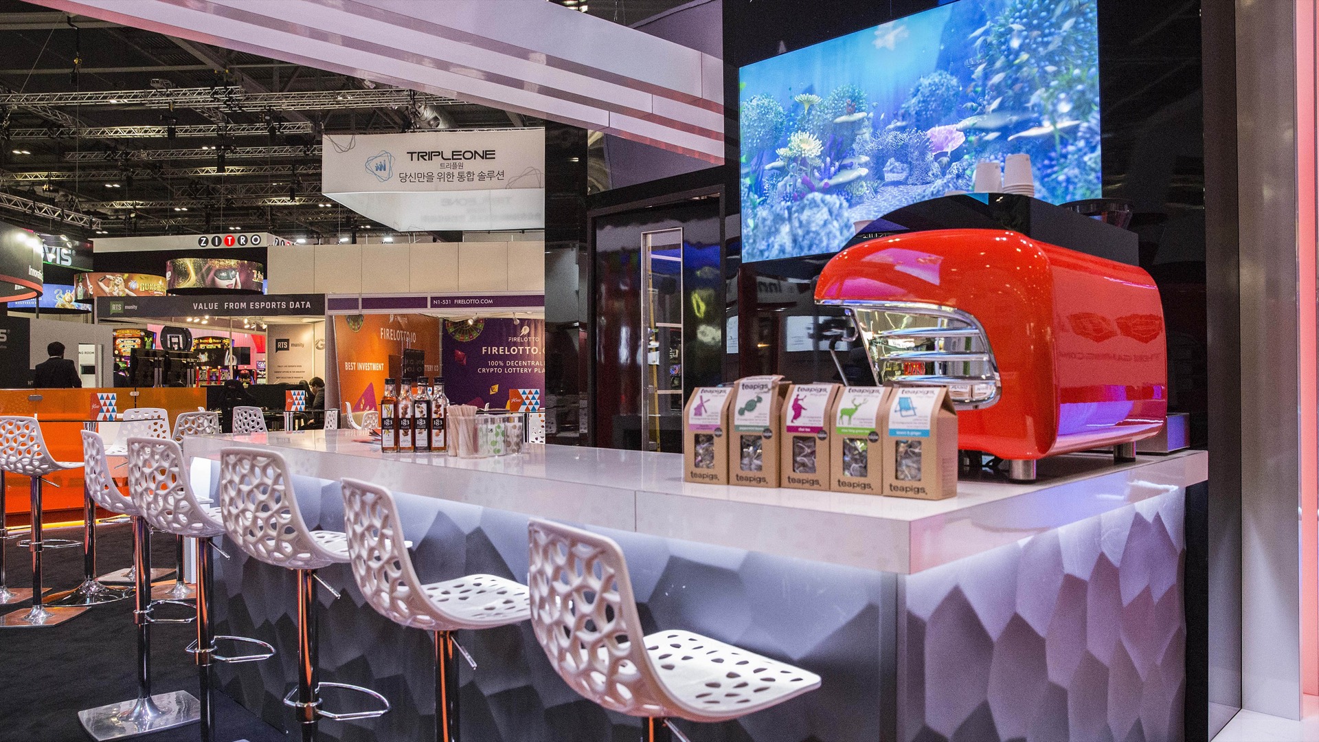 Amazing Gaming ICE London 2018 exhibition stand