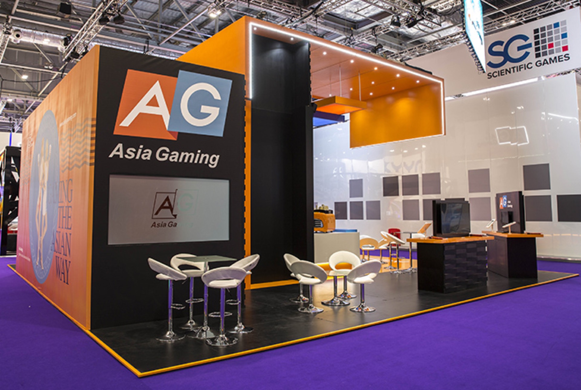 Asia Gaming ICE London 2016 exhibition stand