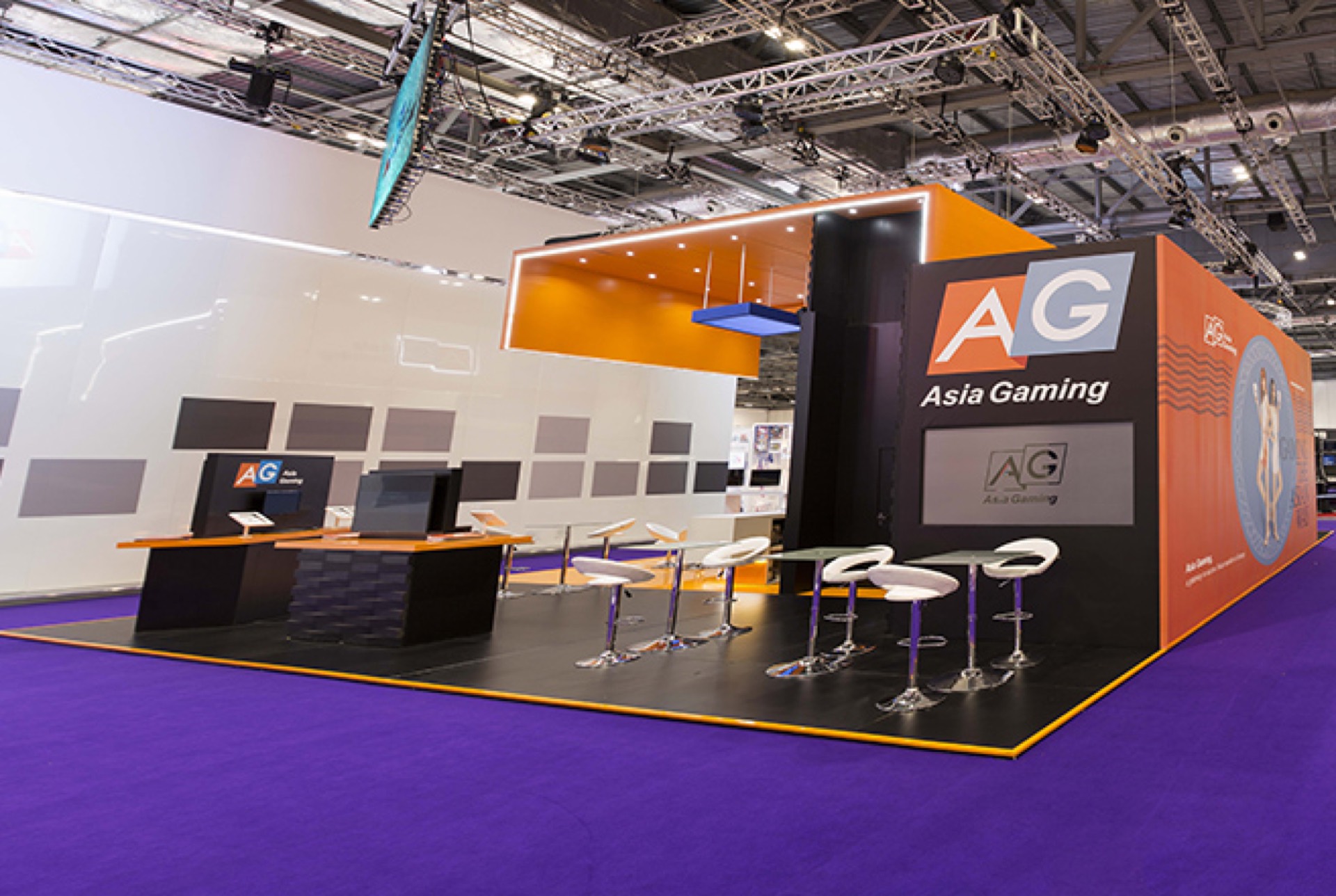 Asia Gaming ICE London 2016 exhibition stand