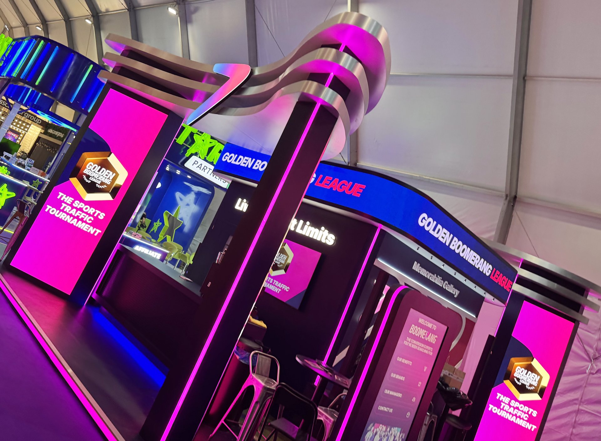 Boomerang Sbc Lisbon trade show stand