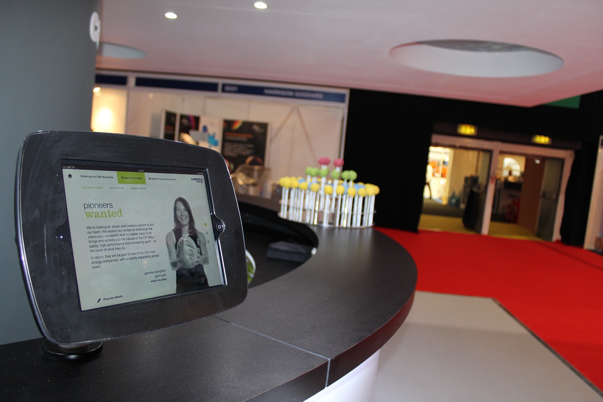 Centrica Offshore Europe 2019 exhibition stand