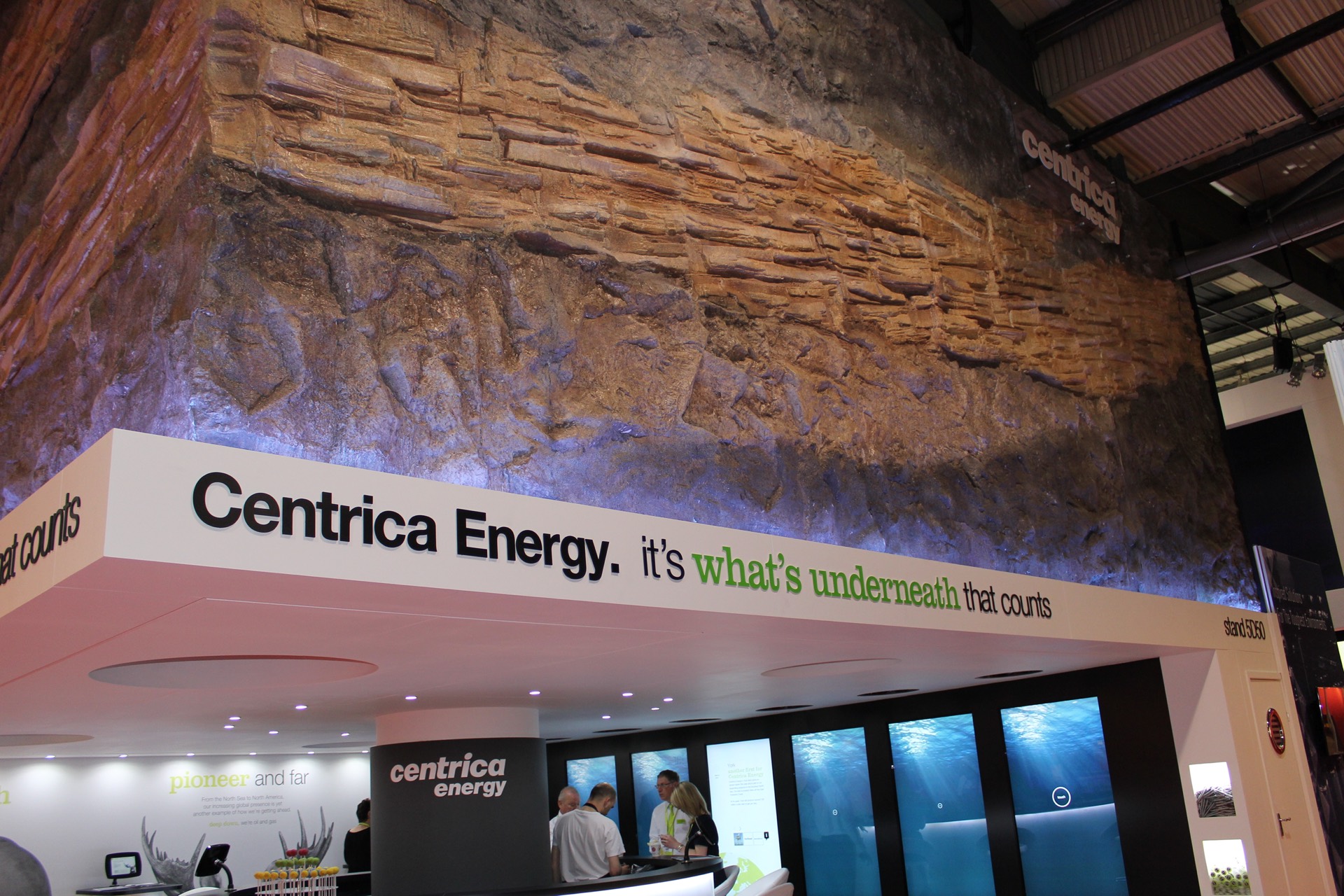 Centrica Offshore Europe 2019 exhibition stand
