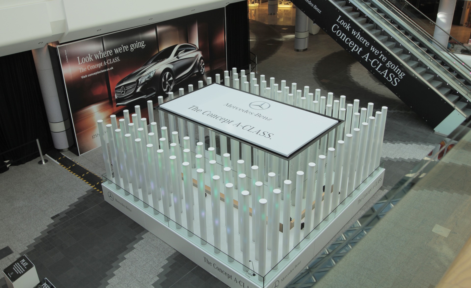 Mercedes-Benz A-Class UK Launch exhibition stand