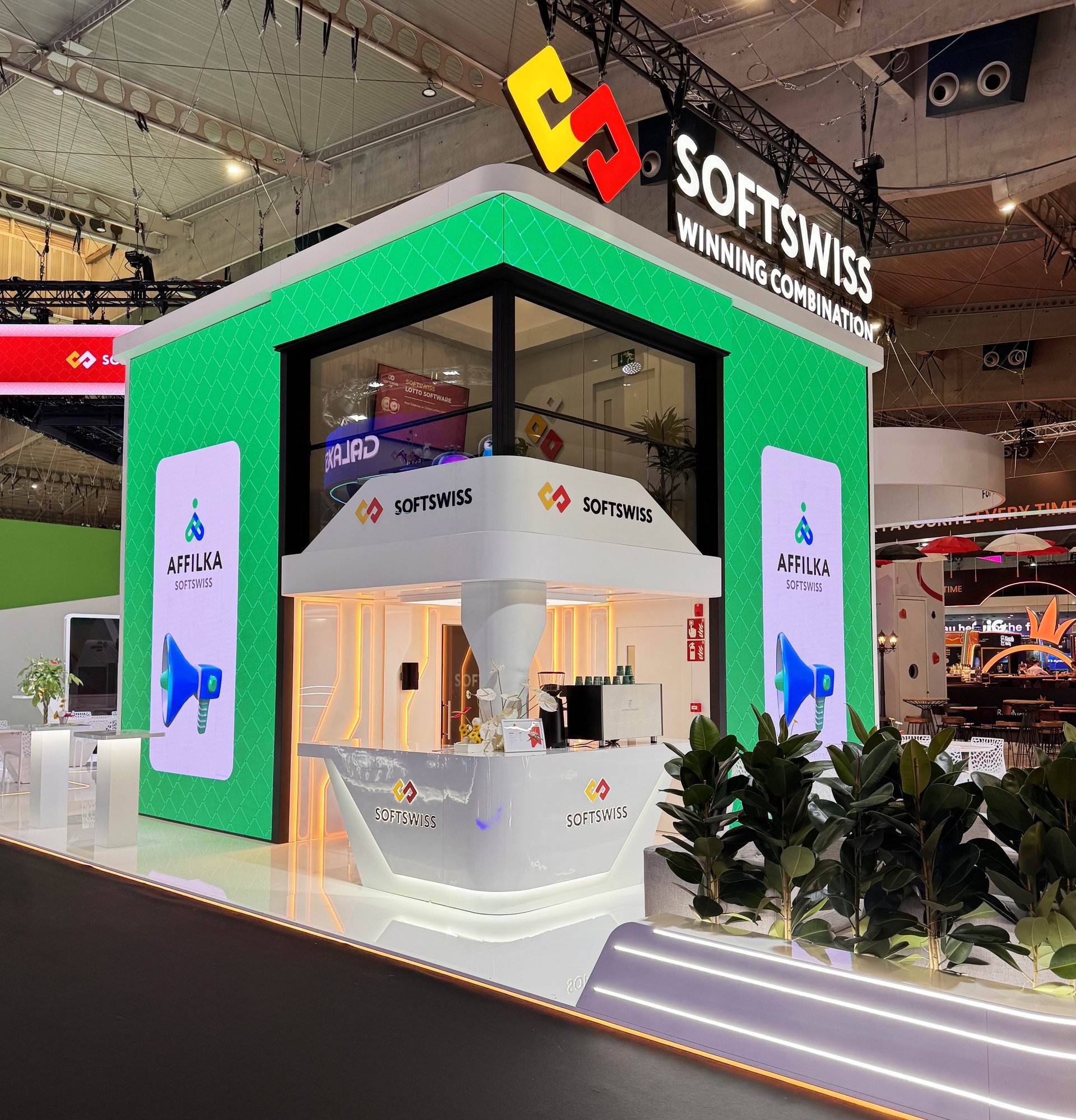 Softswiss Ice Barcelona exhibition stand