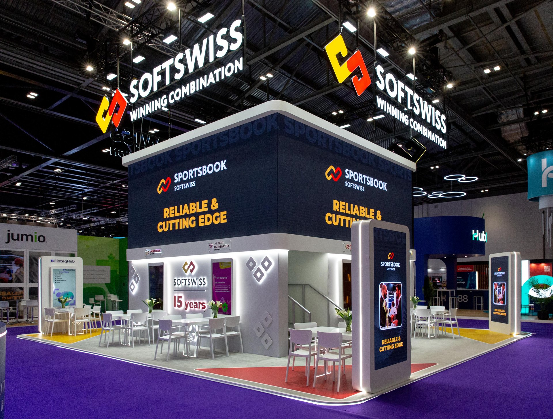 Softswiss Ice London exhibition stand