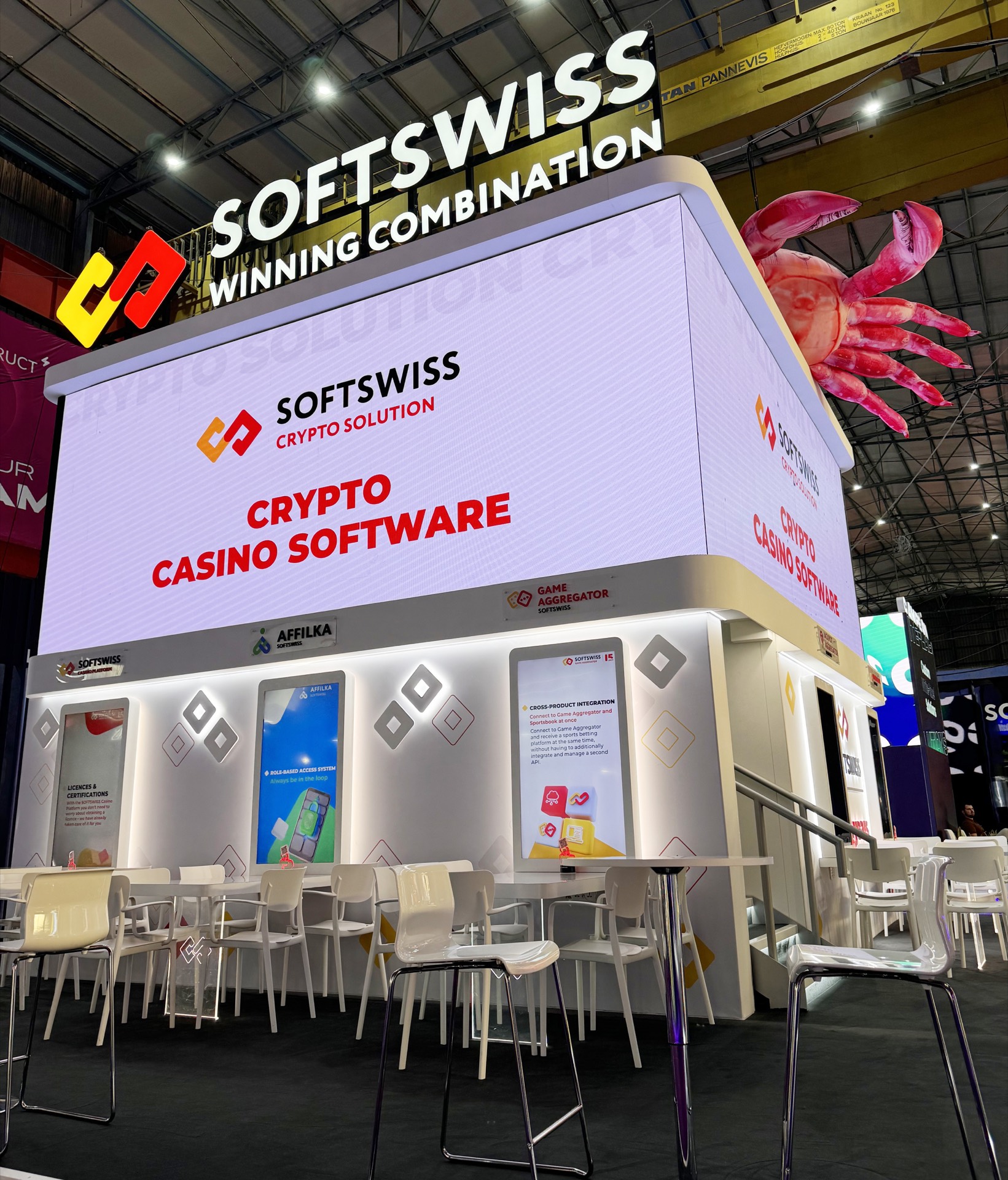 SOFTSWISS SiGMA Malta 2024 exhibition stand